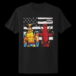 Deadpool Vs Wolverine Amazing Hero X-Men Marvel Movie T-Shirt
